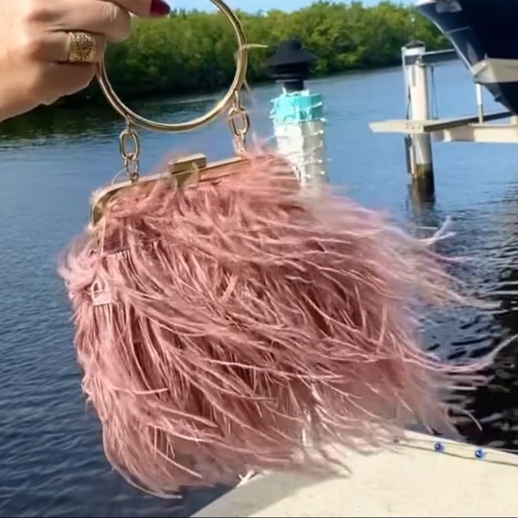 Topshop Handbags - TOP-SHOP Feather Bag. NEW !